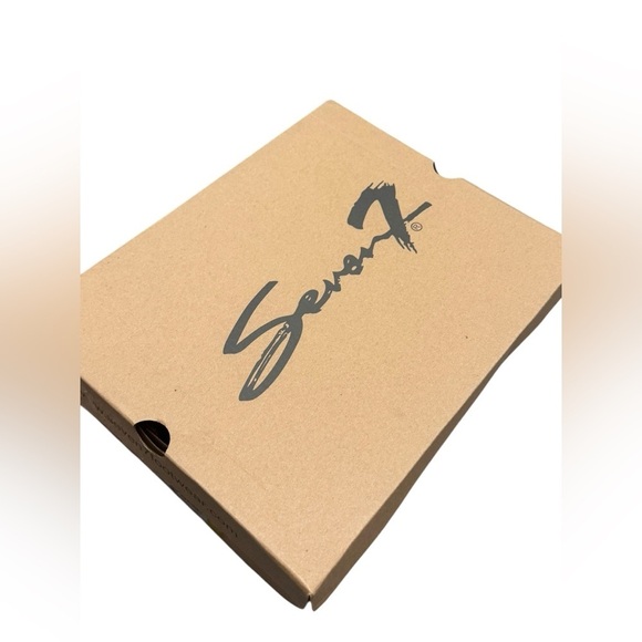 SEVEN7 Rockstar Faux Leather Booties 10 Black $69 Retail, NIB - Picture 15 of 15